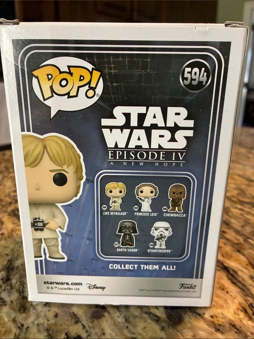Funko Pop! Star Wars Luke Skywalker Blonde Bobble-Head Vinyl Figure